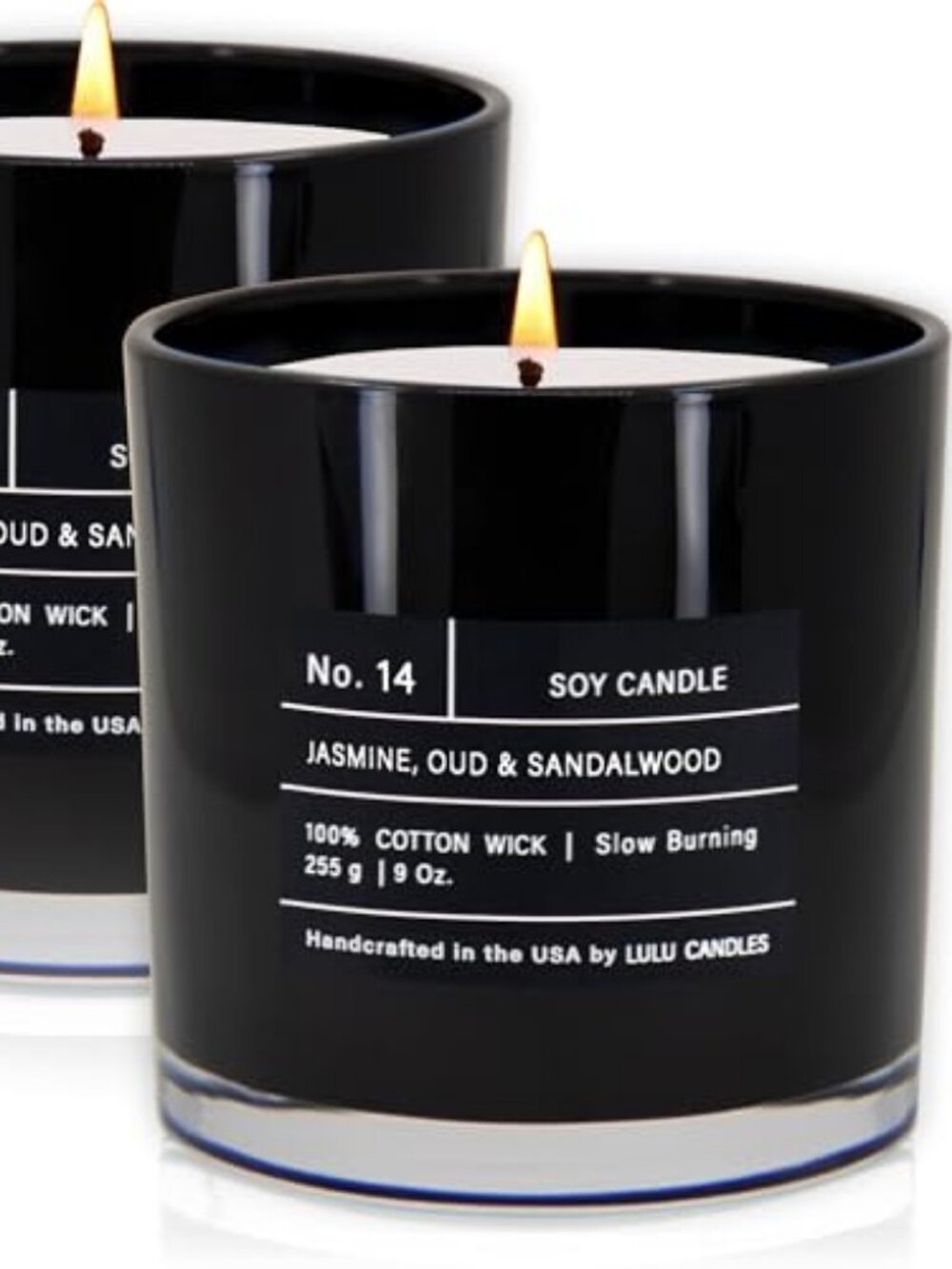 Jasmine, Oud & Sandalwood | Luxury Scented Soy Jar Candle | Hand Poured in The